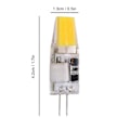 Miniatyrbillede 3 af 5: G4 LED COB Pære 5W 600LM Silikone Lysekrone Loftlampe Pære AC/DC 12V 4.2x1.3cm Naturligt Lys 4000-4500K
