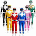 Miniatyrbild 3 av 3: Vuxna barn Power Rangers Mighty Morphin red 130