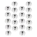 Miniatyrbillede 3 af 5: 2x 20 Rustfri Stål Kroge til Blæksprutter til Ærmer, Fisk, Rejer, DIY Fiskeredskaber - D