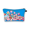 Miniatyrbild 1 av 2: Kirby Cartoon Anime Kosmetisk väska Fyrkantig utomhus multifunktions reseförvaringsväska Kvinnor Toalettartiklar Organizer Flickor Födelsedagspresent Kirby-21