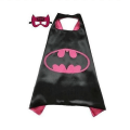 Miniatyrbild 2 av 2: Barn Pojke Marvel Superhjälte Cosplay Superman Dc Kappa Kap med ögonmask Fest Tjusklänning Kostympresent Rose Red Batman