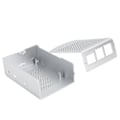 Miniatyrbillede 3 af 3: Aluminiumslegeringskabinet til Raspberry Pi 3 b 2B Bundkort Kølende Beskyttelsesboks Sølv