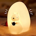Miniatyrbillede 1 af 5: Børnenatlampe Baby, sengelampe Soveværelse Egern LED Genopladelig-jie