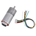 Miniatyrbilde 5 av 5: DIY Encoder Gear Motor med monteringsbrakett 65mm hjulsett for Smart Car Robot DC12V(30RPM)