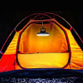 Miniatyrbillede 3 af 3: Bærbar LED Campinglampe Multifunktionel Teltlampe Udendørs Nødlys