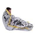 Miniatyrbillede 2 af 5: Førstehjælpstæppe, Mylar Udendørs Overlevelsestæppe til Camping, Vandring, Udendørs Overlevelse