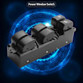 Miniatyrbild 2 av 5: Elektrisk Huvudströmbrytare för Fönsterhiss För 2012 Isuzu D-Max Dmax Pickup 8981922511
