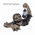 Pikkukuva 3 / 5: Halloween Puutarhakoristeet Veistos Kauhu Zombie Lyhty Hartsi Käsityöt Koristelu