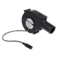 Miniatyrbillede 3 af 5: BBQ Luftblæser 12V Strømventilator Justerbar Hastighedsregulator BBQ Ventilator EU Stik