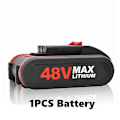 Miniatyrbillede 1 af 5: MAX Seneste 48V Genopladeligt Batteri til Elektrisk Sav med Enhåndsbetjening 48V MAX Effekt for Effektiv Skæring