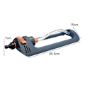 Miniatyrbillede 3 af 4: Automatisk sving sprinkler haveplæne vandingsdyse havesprinklerdyse automatisk sving sprinkler (19 huller)