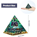 Miniatyrbilde 2 av 5: Pyramide for positiv energi 2.32.3in Orgonittkrystaller Beskyttelseskrystaller Energi Generator for stressreduksjon Healing Meditasjon Tiltrekk rikdom Lykke