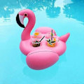 Miniatyrbillede 4 af 5: Oppustelig flydende drikkeholder, Flamingo coasters kopholdere med 4 huller