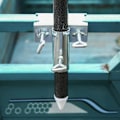 Miniatyrbillede 5 af 5: Parasolholder til rektangulært gelænder Parasolfod justerbar til brug for altan og terrasse