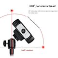 Miniatyrbilde 3 av 5: Hose Skrivebords Webkamera Stativ Justerbart Metall Skrivebord Tripod Streaming Støtte med Solid Monteringsbase