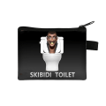 Miniatyrbild 3 av 5: Skibidi Toalett Myntpåse Barn Anime Spelväska Pojke Tjejväska Bärbar förvaringsväska Söt plånbok Dam Sminkväskor Present Skibidi toilet-8