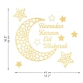 Pikkukuva 1 / 5: Ramadan Kuunsirppi Akryylipeilitarra 3D Itseliimautuva Seinätarra Oviin Ikkunoihin Kaappeihin
