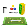 Miniatyrbillede 2 af 5: Golf Træningsmåtte Sæt Bærbar Slagtræning Swing Detektion Korrekt Divot