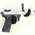 Miniatyrbillede 4 af 4: Højkvalitets helt ny pistolholder i rustfrit stål, 1 par pistolkroge med filtforing