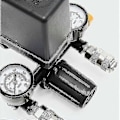 Miniatyrbild 4 av 5: Trycksregulator med tryckbrytare för kompressor Tryckbrytare med 2 displayer