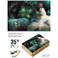 Miniatyrbild 1 av 5: Utsökt söt katt Träpussel Pusselspel i elegant form för barn Vuxna Special DIY-hantverk Träleksakspresenter LM-A3W17