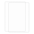 Miniatyrbillede 2 af 5: 2 stk. Tablet Skærmbeskytter 2.5D Buekant Sømløs Montering Sensitiv 10.2 Tommer Hærdet Glas Film til IOS Pad 7 8 9