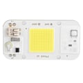 Miniatyrbillede 2 af 2: 20W/30W/50W 220V LED COB Chip Lampepanel Svejsningsfri Hvidt Varmt Lys Fuld Spektrum (Hvidt Lys 20W)