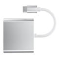 Miniatyrbillede 1 af 3: USB C Docking Station 3 i 1 Aluminiumlegering 4K HD 5Gbps Transmission Bredt Anvendt USB C Hub til Laptop Mus Tastatur