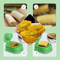 Miniatyrbild 5 av 5: Banan Patacones Form Plast Kök Tostones Köttbulle Maker Form Köksredskap Bakning Bakverk Gör-det-själv Form