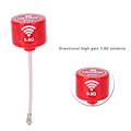 Miniatyrbillede 5 af 5: 5.8Ghz 3dBi LHCP High Gain Antenne til FPV Racing Drone RC Dele Tilbehør RedUFL
