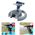 Miniatyrbilde 4 av 5: Sprinklerdyser 360 Graders Automatisk Roterende Vannspray Hage Plen Automatisk Sprinkler Vanning Vanningsutstyr grå