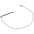 Miniatyrbillede 2 af 3: 1 stk. Keramisk Guitar Pickup Stick Passiv Piezo Pickup Hård Sadel Transducer Pickup Til Klassisk Folk Akustisk Guitar (sort+sølv)