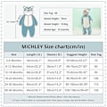 Miniatyrbild 3 av 5: Unisex baby Vinter Höst Flanell Huva Romper Cosplay Jumpsuit Hög kvalitet Blue 2 5 Months