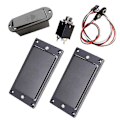 Miniatyrbilde 1 av 5: Aktiv Pickup Batterideksel Humbucker Pickuper for 6-strengs Elektriske Gitarer