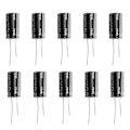 Miniatyrbillede 3 af 5: 10 stk. sorte 35V 4700F aluminium elektrolyt kondensator standard terminal 18 x 30 mm