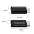 Miniatyrbillede 2 af 5: 5 stk. USB Type-C Data Blocker USB C til C Data Blocker, Beskytter mod Juice Jacking, Understøtter Hurtig Opladning