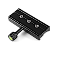 Miniatyrbilde 1 av 5: Svart QR-120 Klemmeadapter For Hurtigutløserplate 1/4\" 3/8\" for Arca SWISS RSS Stativ
