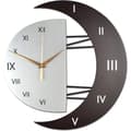 Modern Tyst Design Väggklocka, Kreativ Månformad Ram Kök Klocka, Heminredningsklocka (32x32)