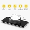 Miniatyrbillede 5 af 5: LED-forlygter 6 stk. med 2 fjernbetjeninger RGB-design Forskellige farver Sort