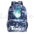 Miniatyrbild 1 av 5: Min granne Totoro Ryggsäckar Anime Ryggsäck Mochila Pojkar Flickor Tecknade Skolväskor Studenter Bokväska Teenage Laptop Reseväska style 14
