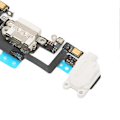 Miniatyrbillede 5 af 5: Opladningsportmodul USB-opladningsport Dock Connector Mikrofon Hovedtelefon Flex Kabelmodul til IPhone 6S Plus Hvid