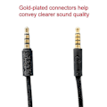 Miniatyrbilde 5 av 5: Erstatningskabel for Logitech G433/233/g Pro/g Pro X/hyperx Cloud Alpha/xbox One