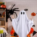 Miniatyrbild 4 av 4: Ghost Halloween-dräkt för barn Toddler Halloween Ghost Cape Spöklik men söt cosplay Halloween-festtillbehör, en one size för barn 1-9 år XL