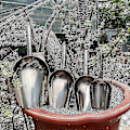 Miniatyrbilde 2 av 5: Hageredskaper, rustfri stål multifunksjonell spade, blomsterspade, jernspade, utendørs blomsterdyrking, blomsterpotte, jordspading, sukkulent g