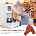 Miniatyrbillede 4 af 5: 2 stk. Kunstig PVC Bøf Simulation Mad Model Tilberedt Stegt Oksekød Hjem Køkken Marked Display