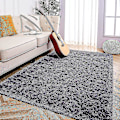 Miniatyrbild 2 av 3: Knfe Soft Fluffy Area Mattor För Sovrum Barnrum Plysch Shaggy Nursery Matta Furry Throw Mattor För Pojkar Gi-3,3 * 4 Feet-lila Grå