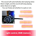 Miniatyrbillede 3 af 5: USB Optagelses Musikmodul DIY MP3 Optagelig Lydmodul USB Downloadbart Lydmodul, Lys Con