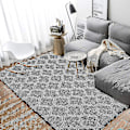 Miniatyrbild 3 av 5: Tflycq Geometric Sovrumsmattor - 5 X 8 fot Shaggy Area Matta Mordern Inomhus För Vardagsrum Flickor Pojkar Barnrum Sovsal Barnrum Hemma Semesterinredning Golv