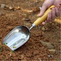 Miniatyrbilde 4 av 4: Tizzy 2 stk. Hageverktøy Rustfritt Stål Spade Liten Lett Multifunksjonell Coop Jordspade for Hagearbeid Sparkel Gartner DIY Verktøy