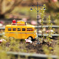 Miniatyrbillede 3 af 4: 2 stk. Miniature Toglampe Modeller Plastik Scene Layout Modeller Sandbord Gadelampe Modeller